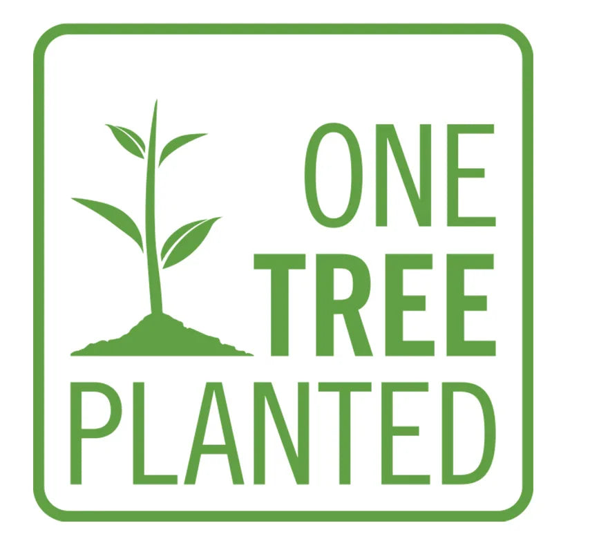 Official One Tree Planted logo, symbolizing Flatrock Surf's commitment to global reforestation and environmental conservation.